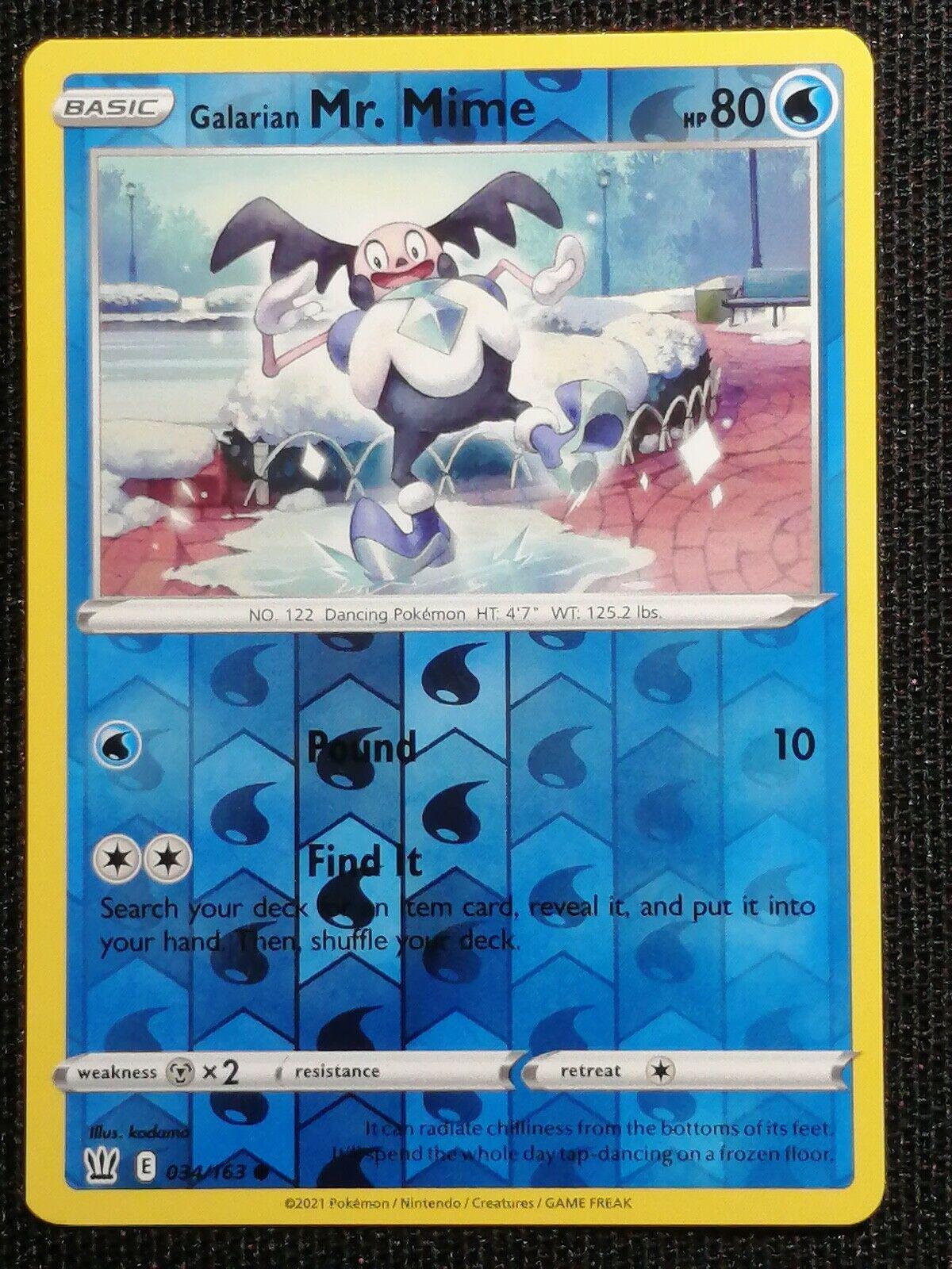Galarian Mr. Mime [Reverse Holo]